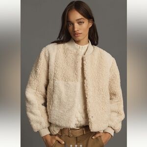 DH New York Sherpa fleece bomber